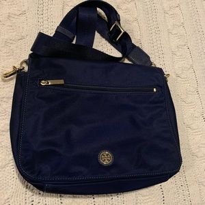 Tory Burch Navy Nylon Crossbody purse